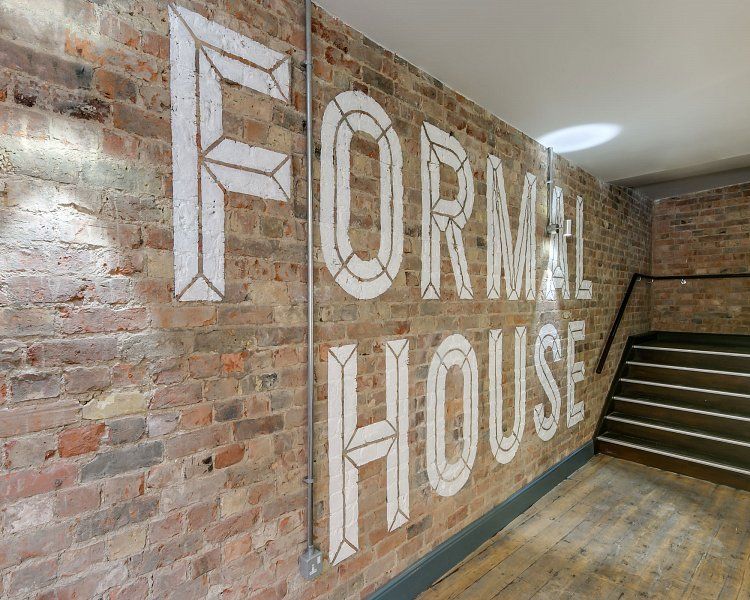 Formal House Mural Brick Wall