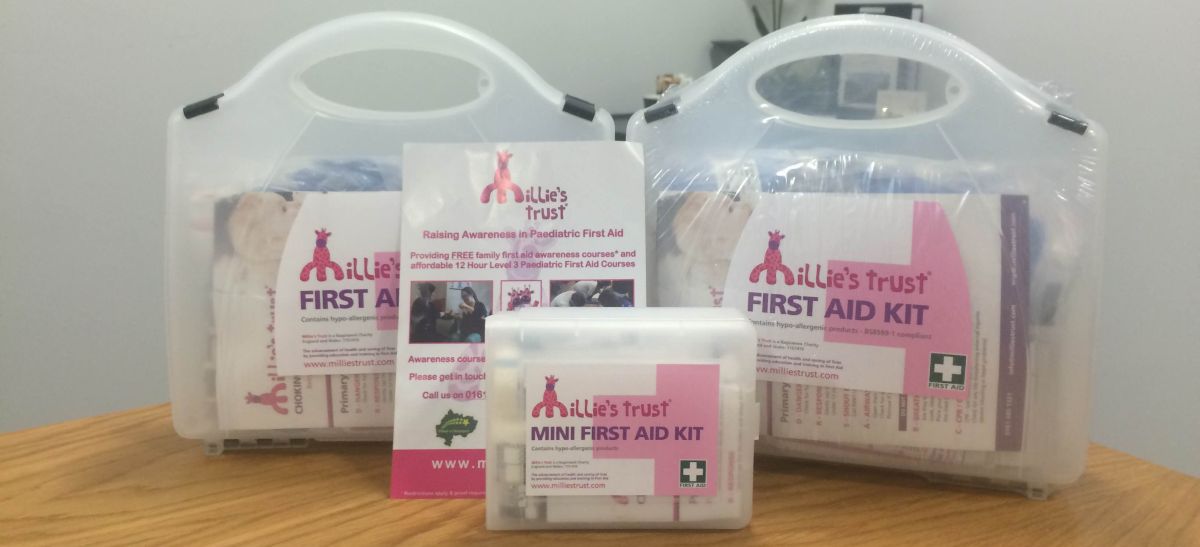 Millies Trust First Aid Kits