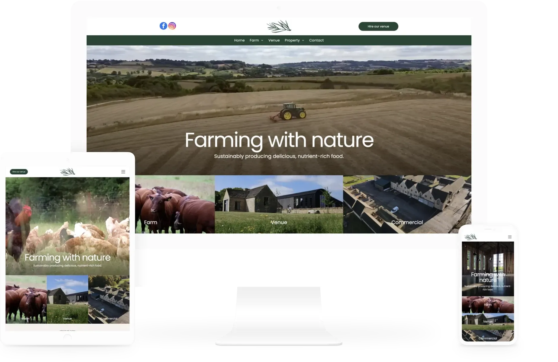 Fir Farm portfolio page. Web Design by Cotswold Web Cheltenham.