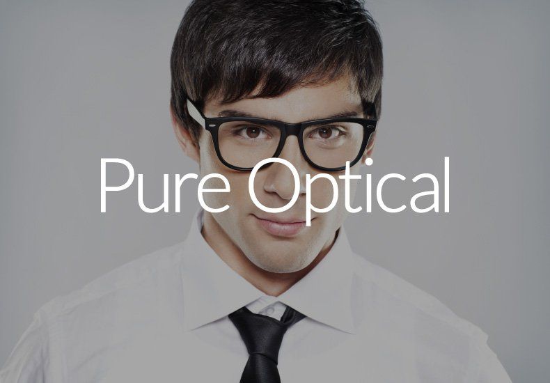 pure optical logo