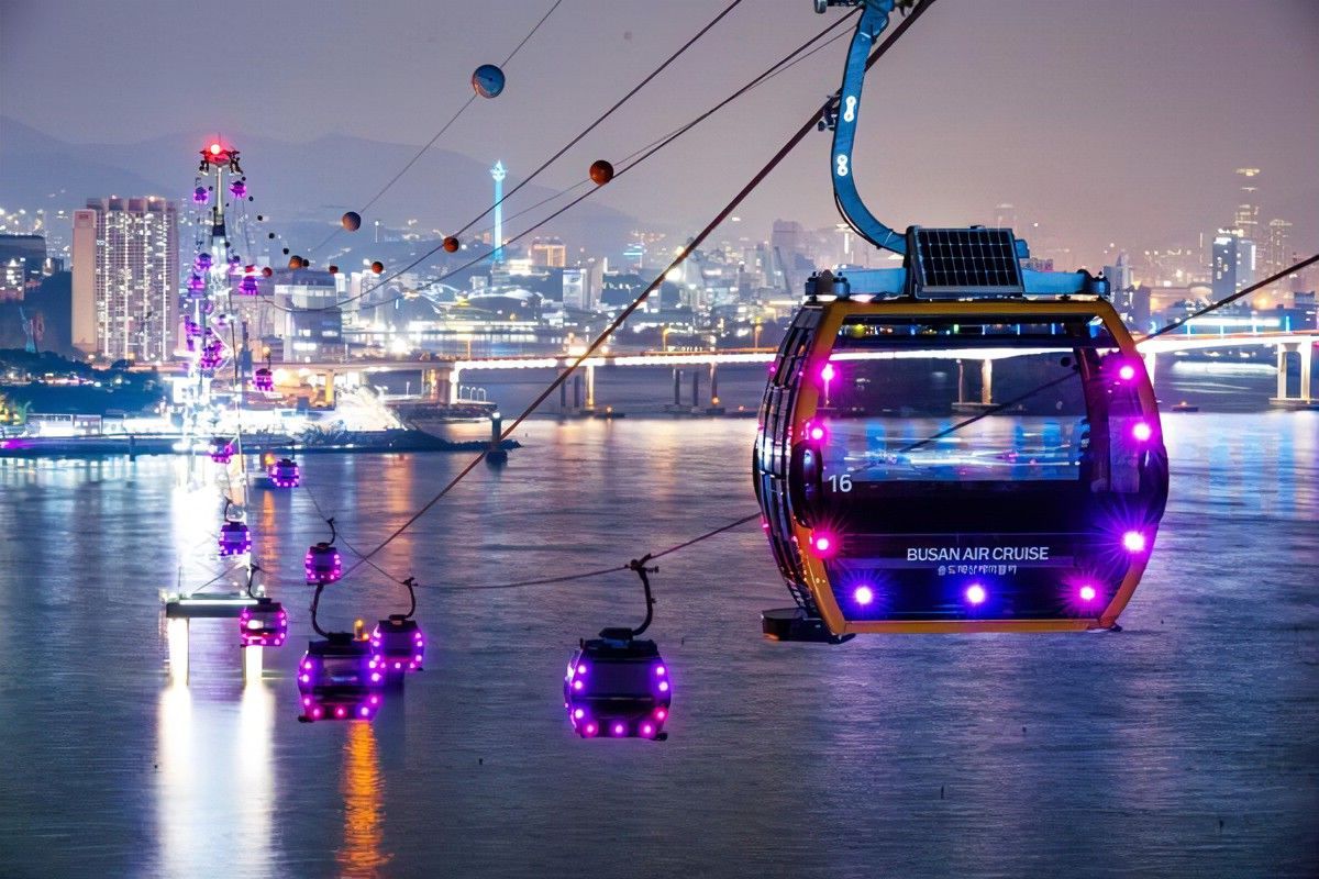 songdo marine cable car