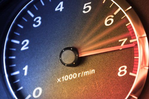 Accelerating Dashboar in Car — Speedometer in Whittier, CA