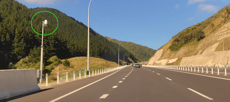 Transmission Gully - Radar sensor on the motorway
