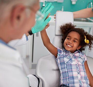 Lovely Kid with Dentist — dental in Washington, DC