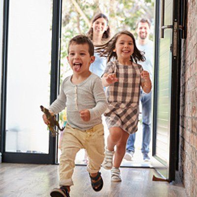 Children — Kids Running On The Hallway In Stratford, NJ