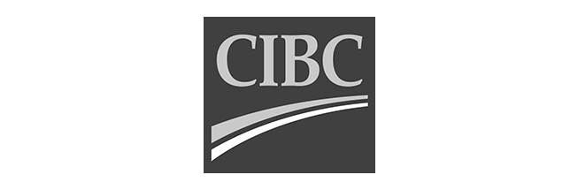 A black and white logo for a company called cibc.