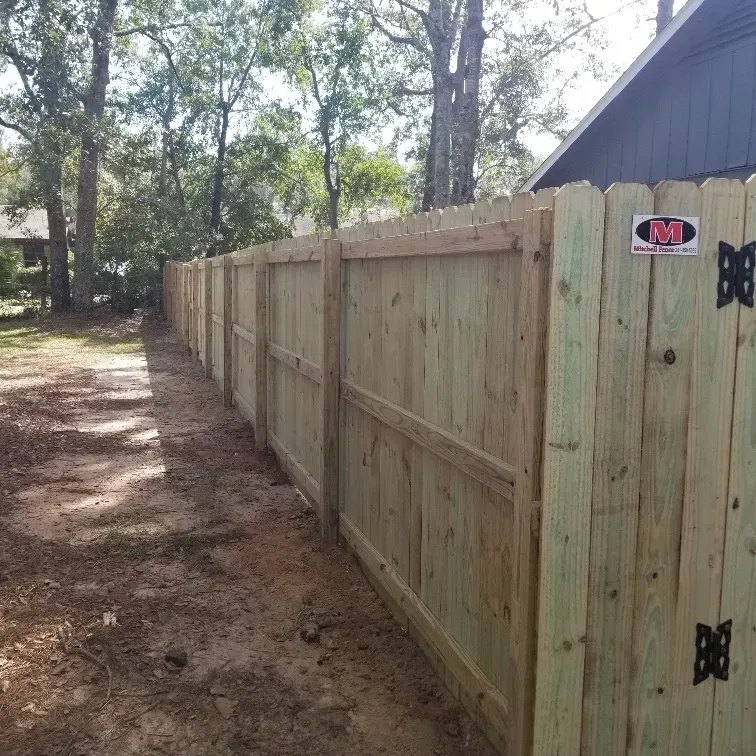 Secure aluminum fencing for homes in Robertsdale AL by Mitchell Fence Company