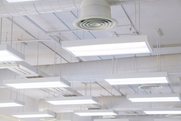 Lights and Ventilation System of Modern Building — Commercial Electrician in Sunshine Coast, QLD