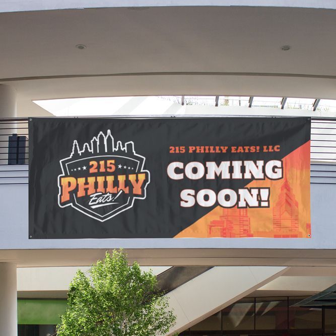 Hanging Outdoor Banner Design