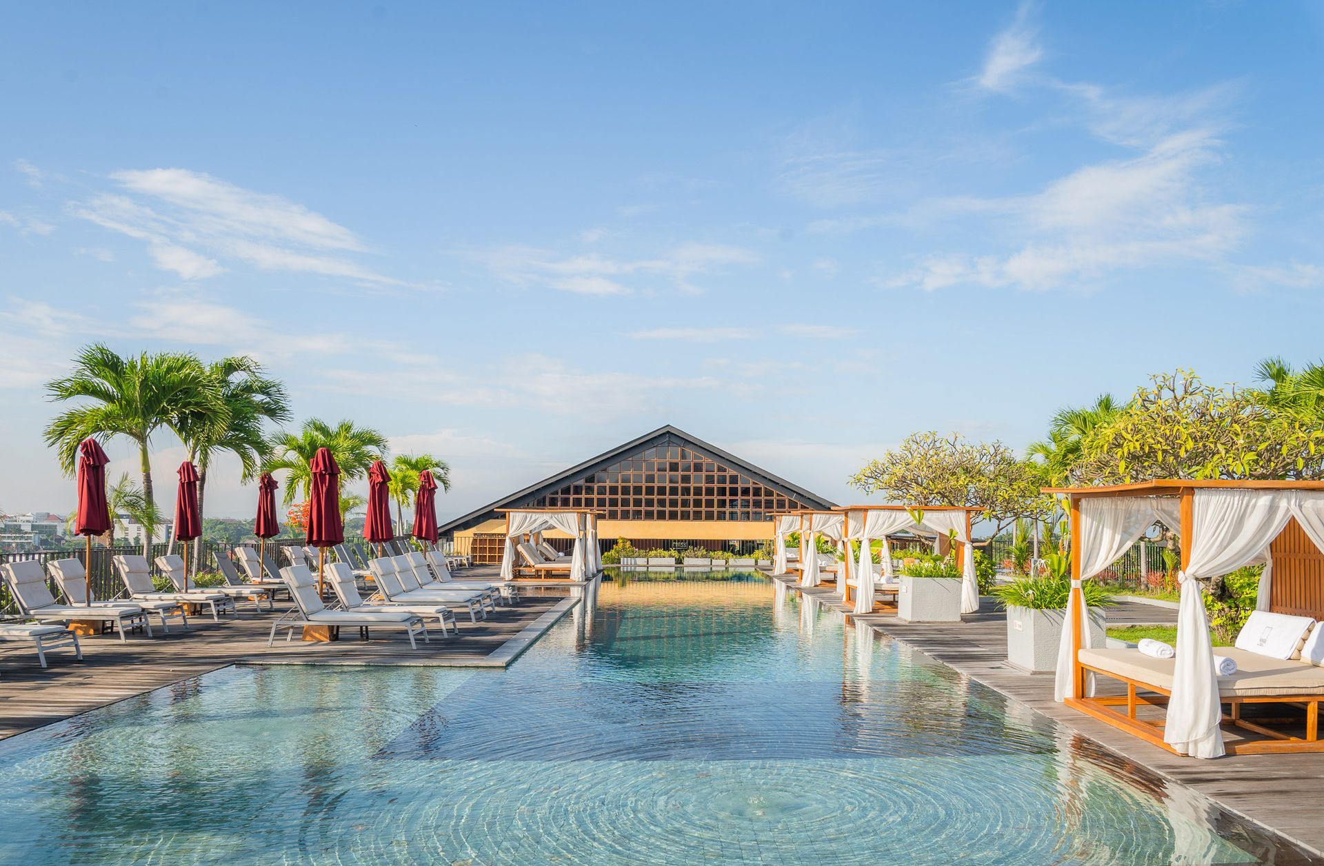rooftop pool bali hotel