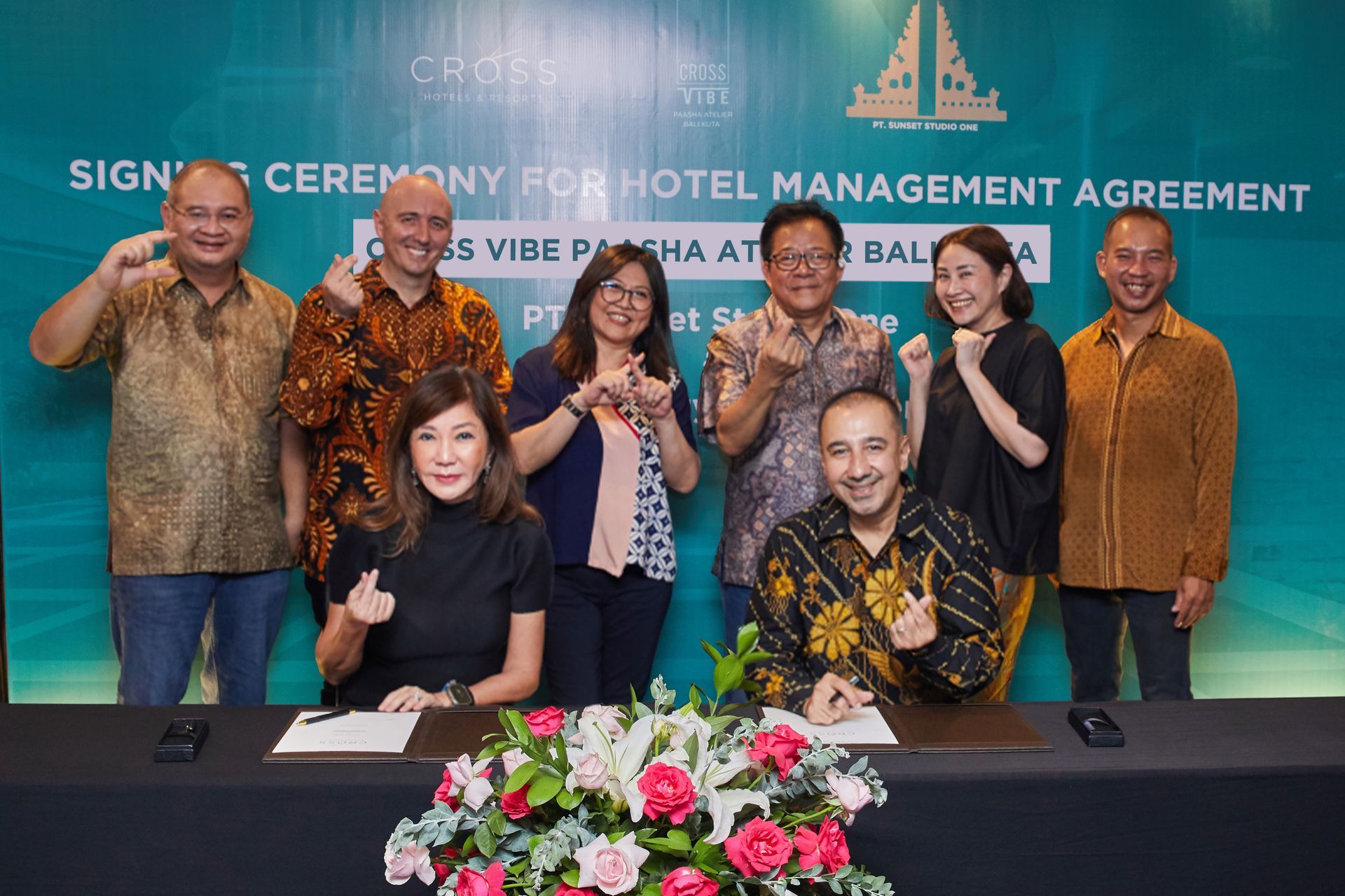 Cross Vibe Paasha Atelier Bali Kuta Signing Ceremony
