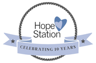 Hope Station's 10th anniversary logo