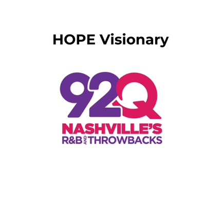 The hope visionary logo for nashville 's r & b throwbacks