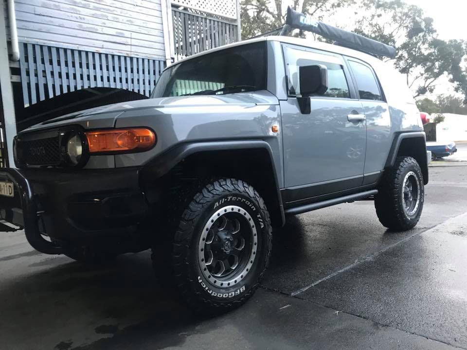 New Tyres For A Grey Toyota Vehicle
