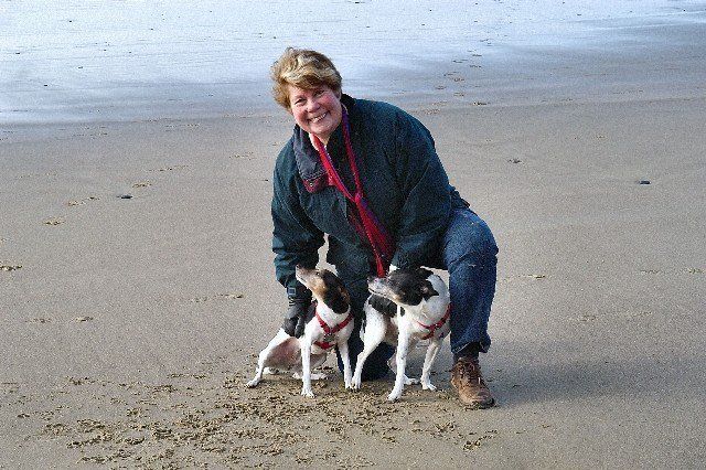 Puppy Posh exclusive custom collar modeled by these adorable furry friend