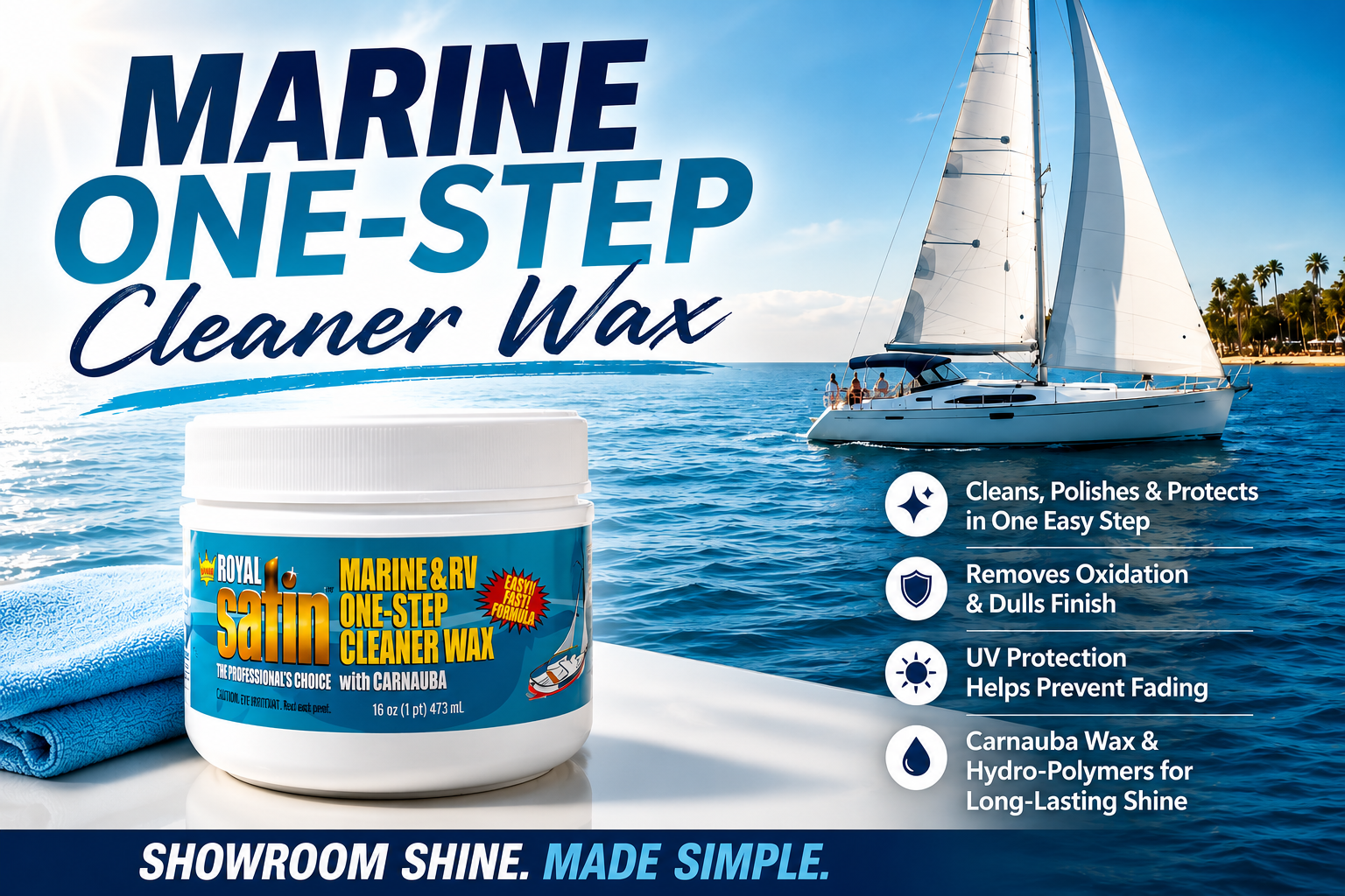 Marine One-Step Cleaner Wax