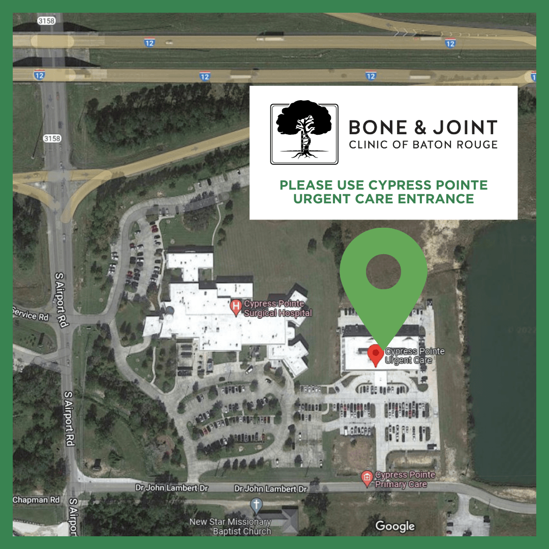 Hammond Bone and Joint Clinic Directions