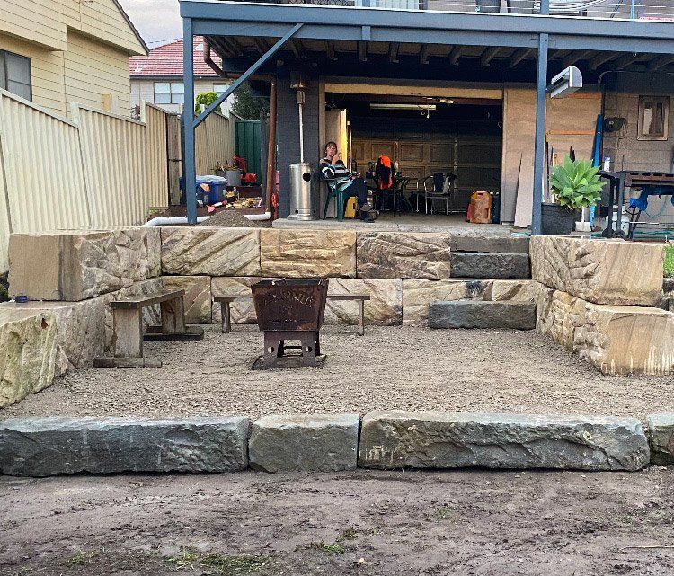 Sand Stone Retaining Walls image 05