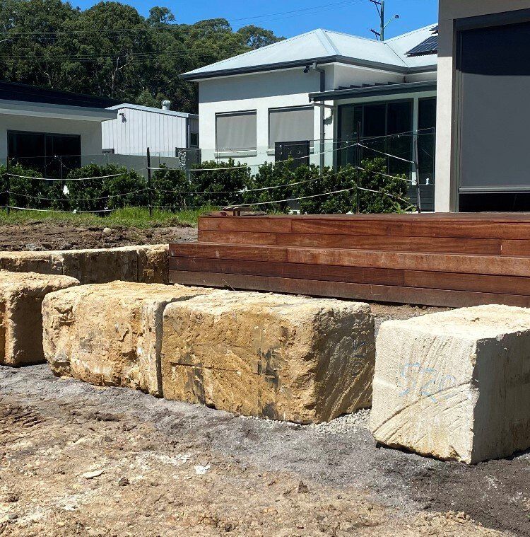 Sand Stone Retaining Walls