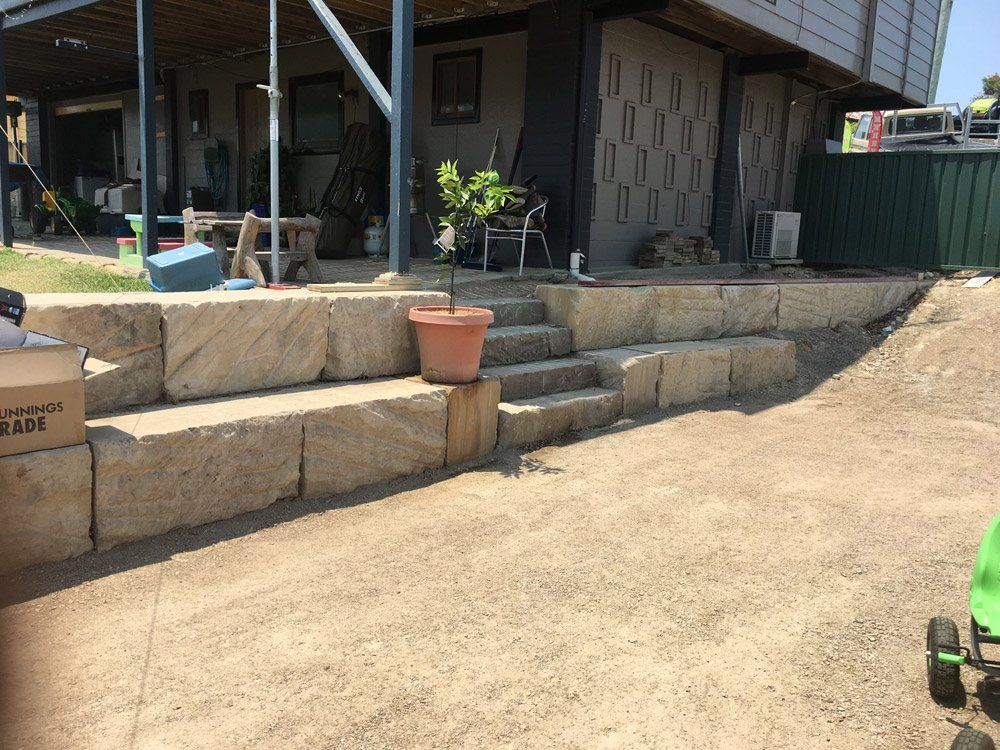 Sand Stone Retaining Walls image 06
