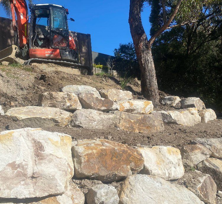 Sand Stone Retaining Walls image 03