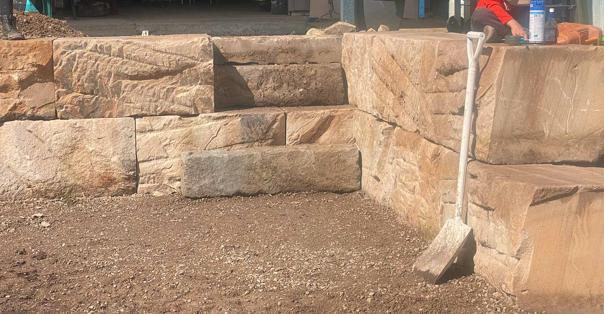 Sand Stone Retaining Walls image 09