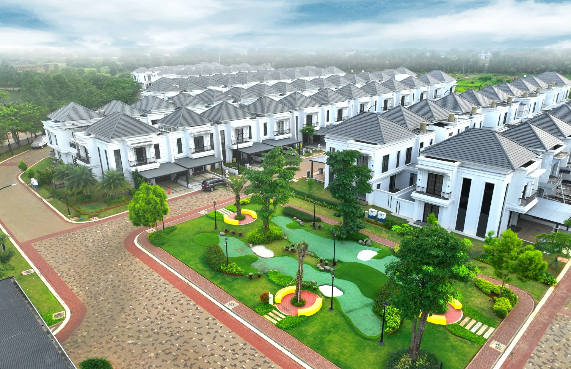 Mini golf di depan Cluster Nahara Cimanggis Golf Estate (CGE)