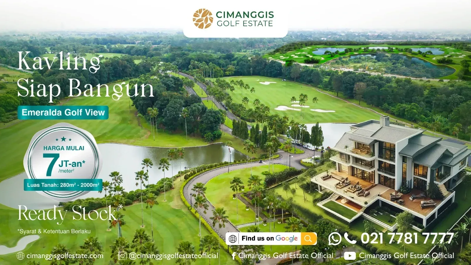 Kavling Siap Bangun KSB Cimanggis Golf Estate (CGE)