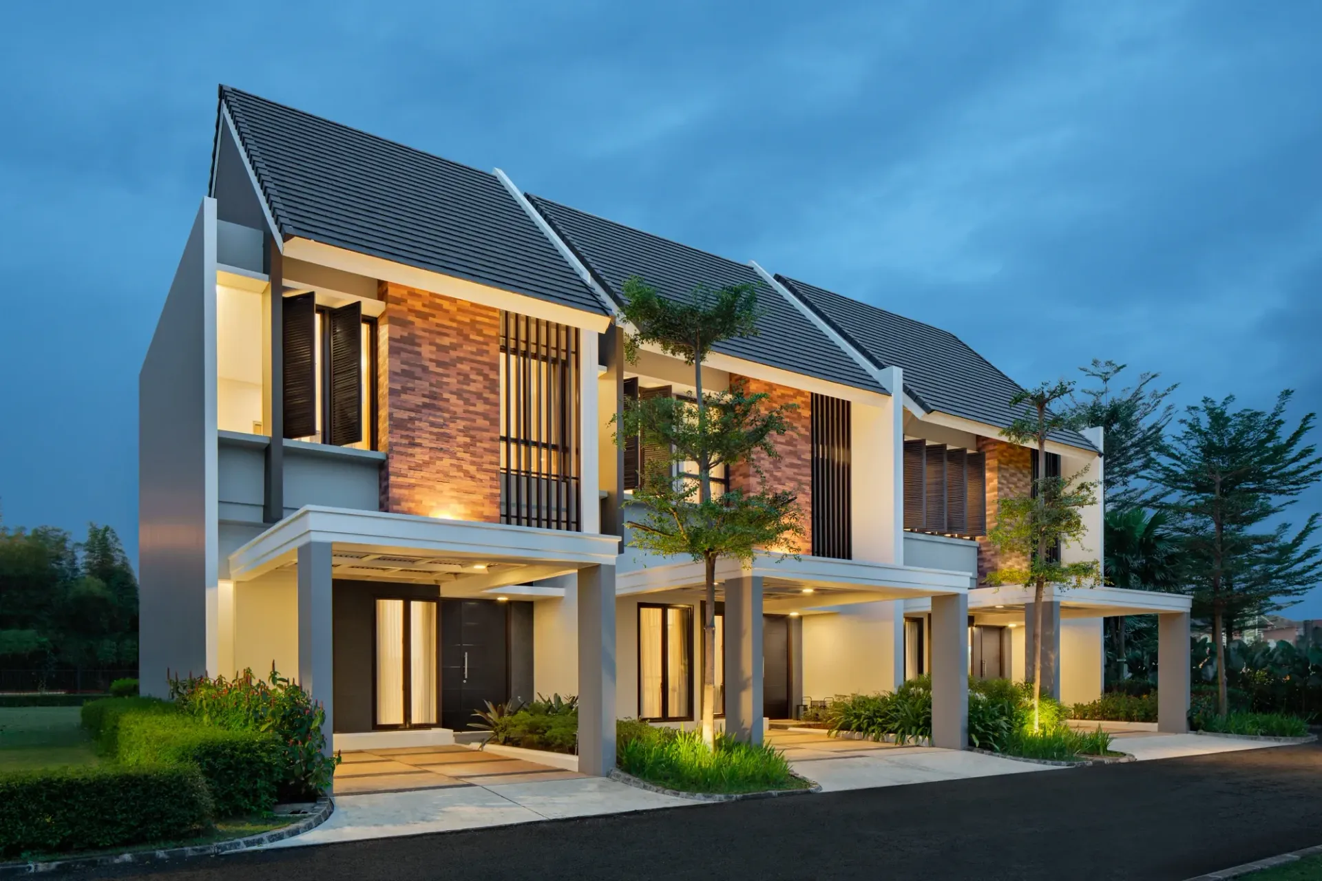 Cluster Margata di Cimanggis Golf Estate (CGE) dengan Desain Tropic Modern