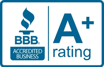 A+ bbb accredited business rating logo
