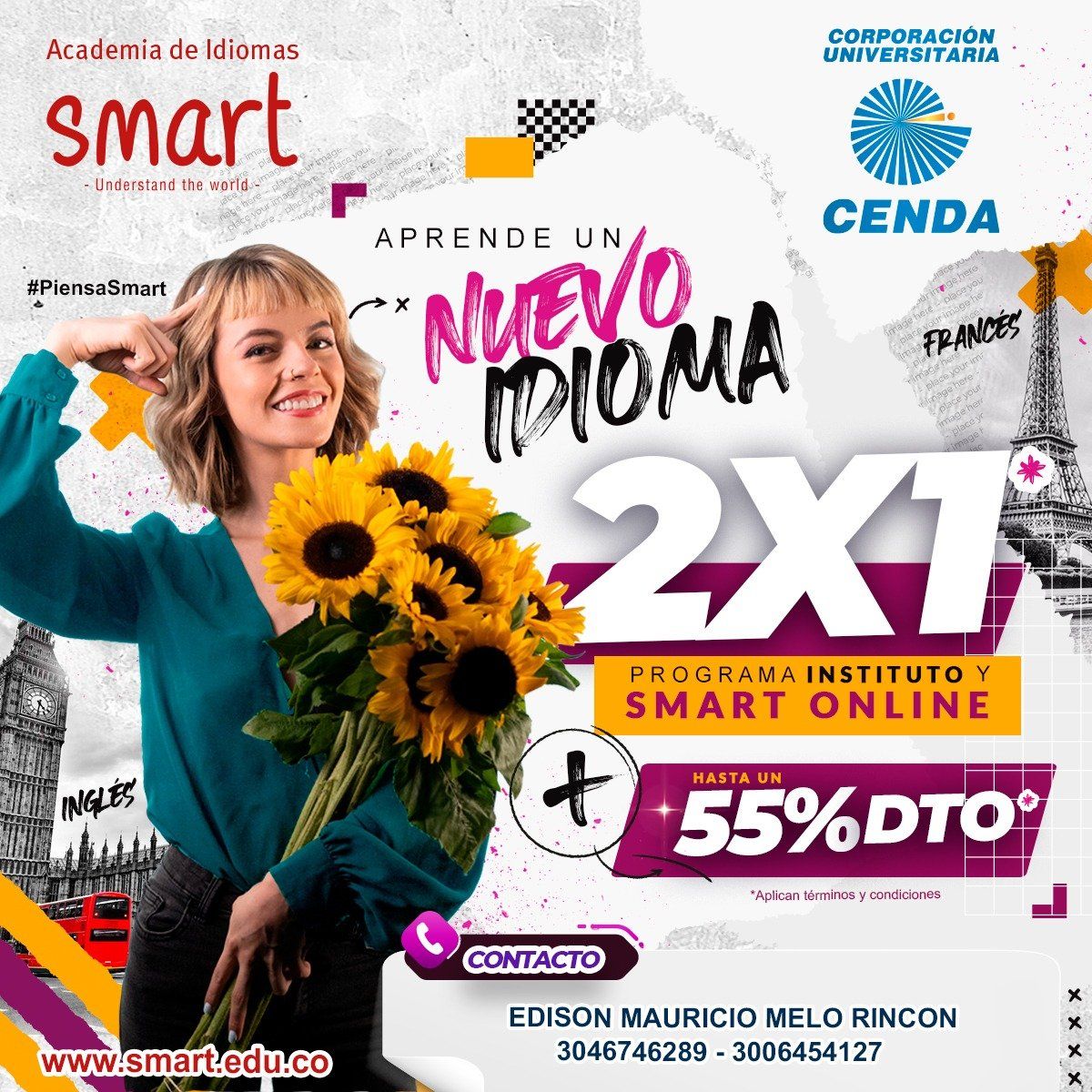 Convenio CENDA, Academia de Idiomas SMART