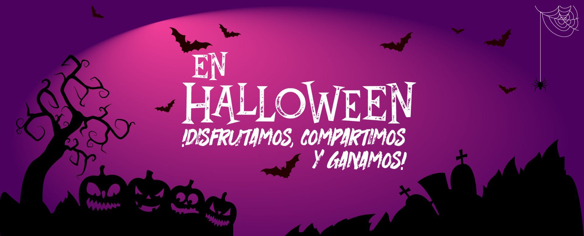 ¡En Halloween disfrutamos, compartimos y ganamos!