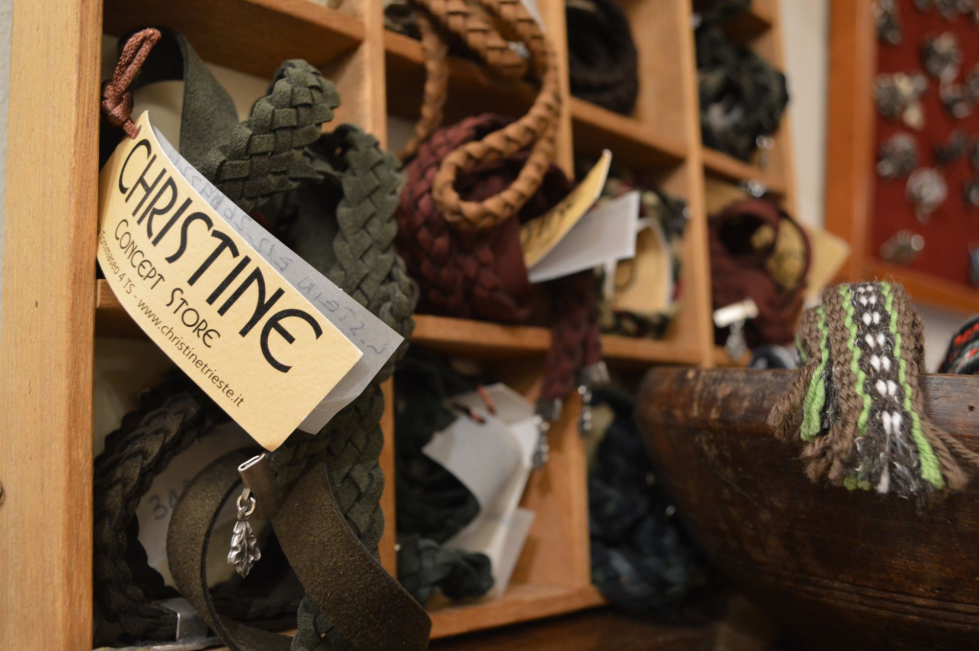 christine trieste accessori abbigliamento