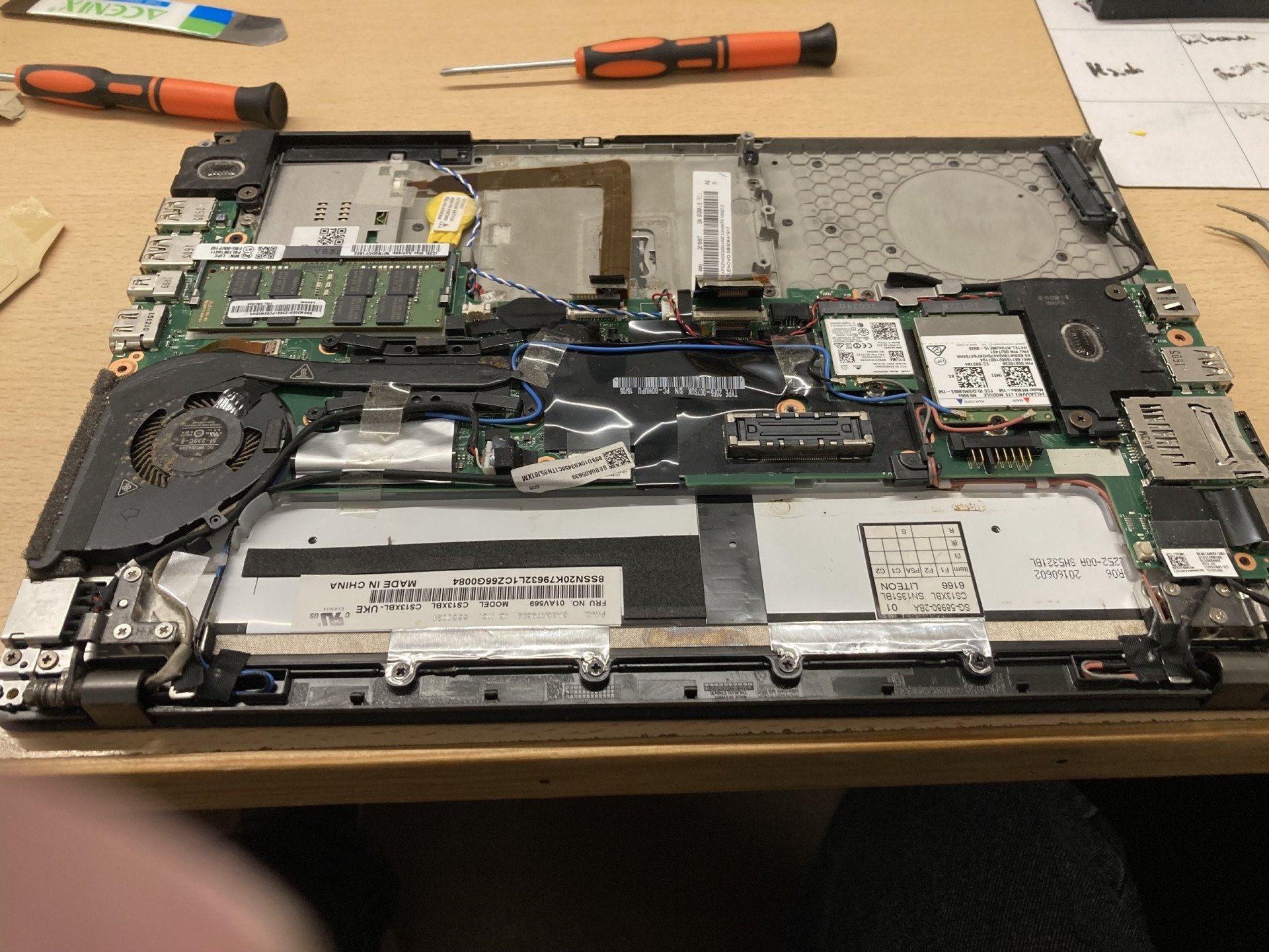 lenovo bottom cover off