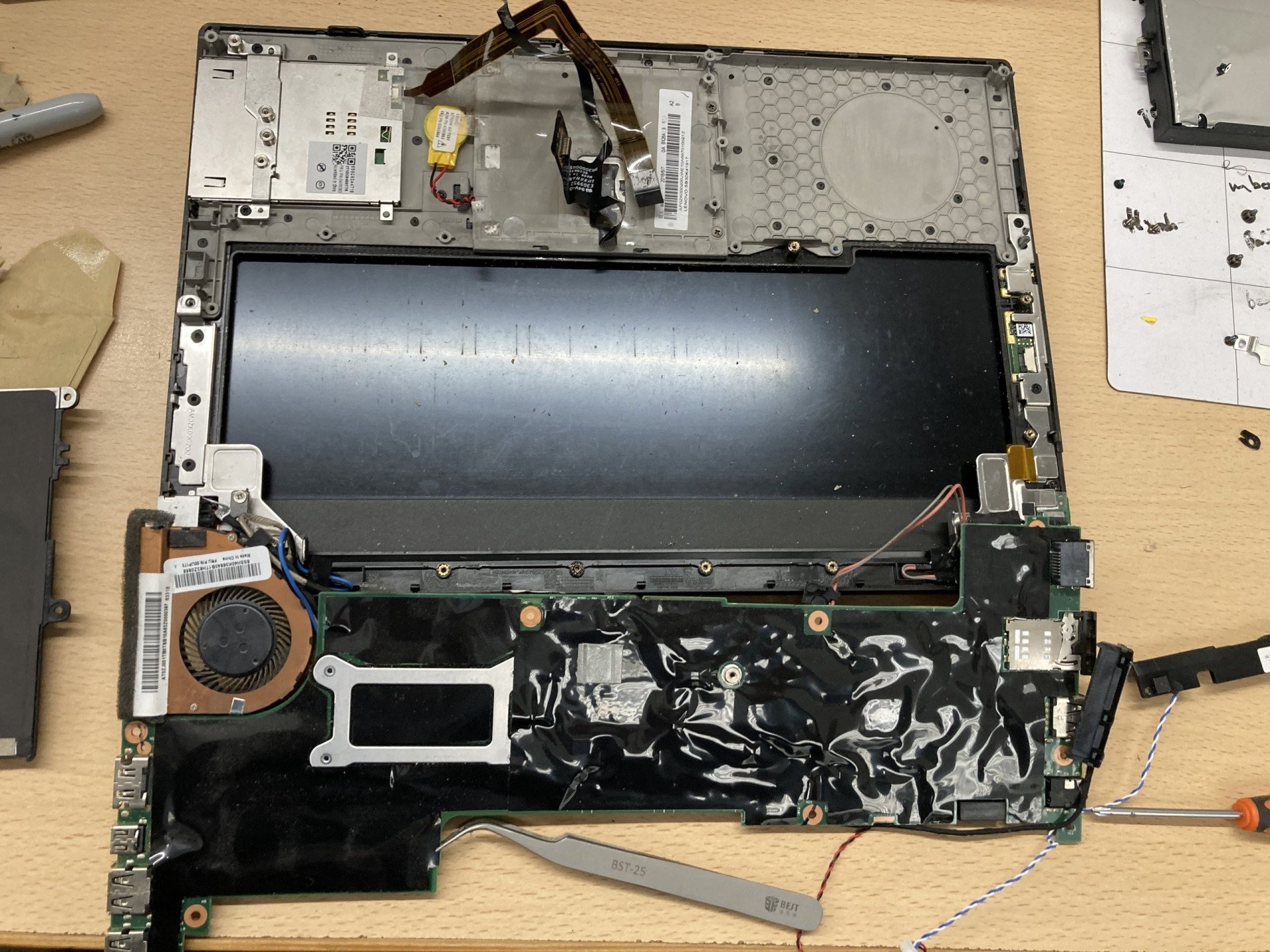 lenovo keyboard removal