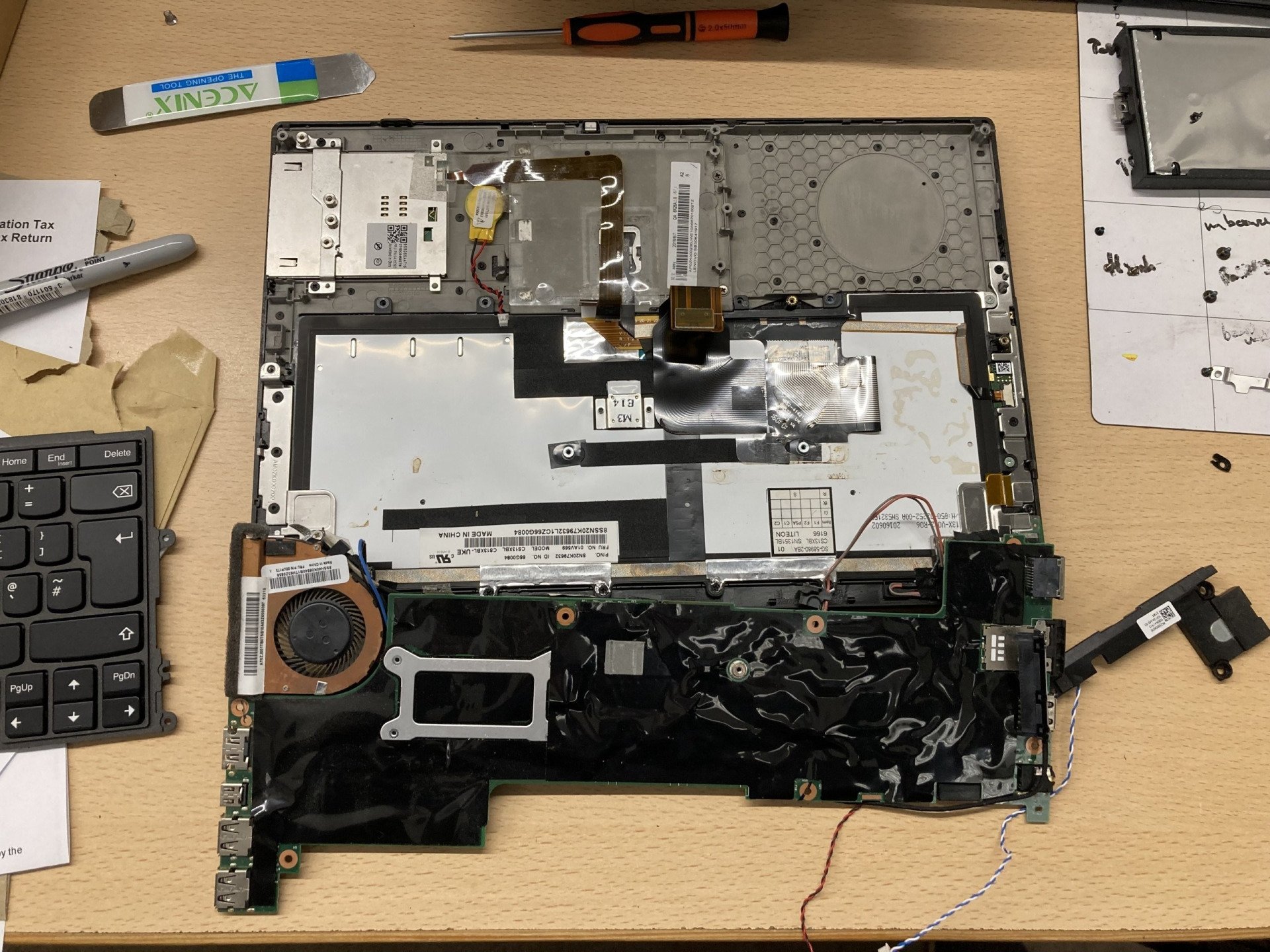 lenovo motherboard out