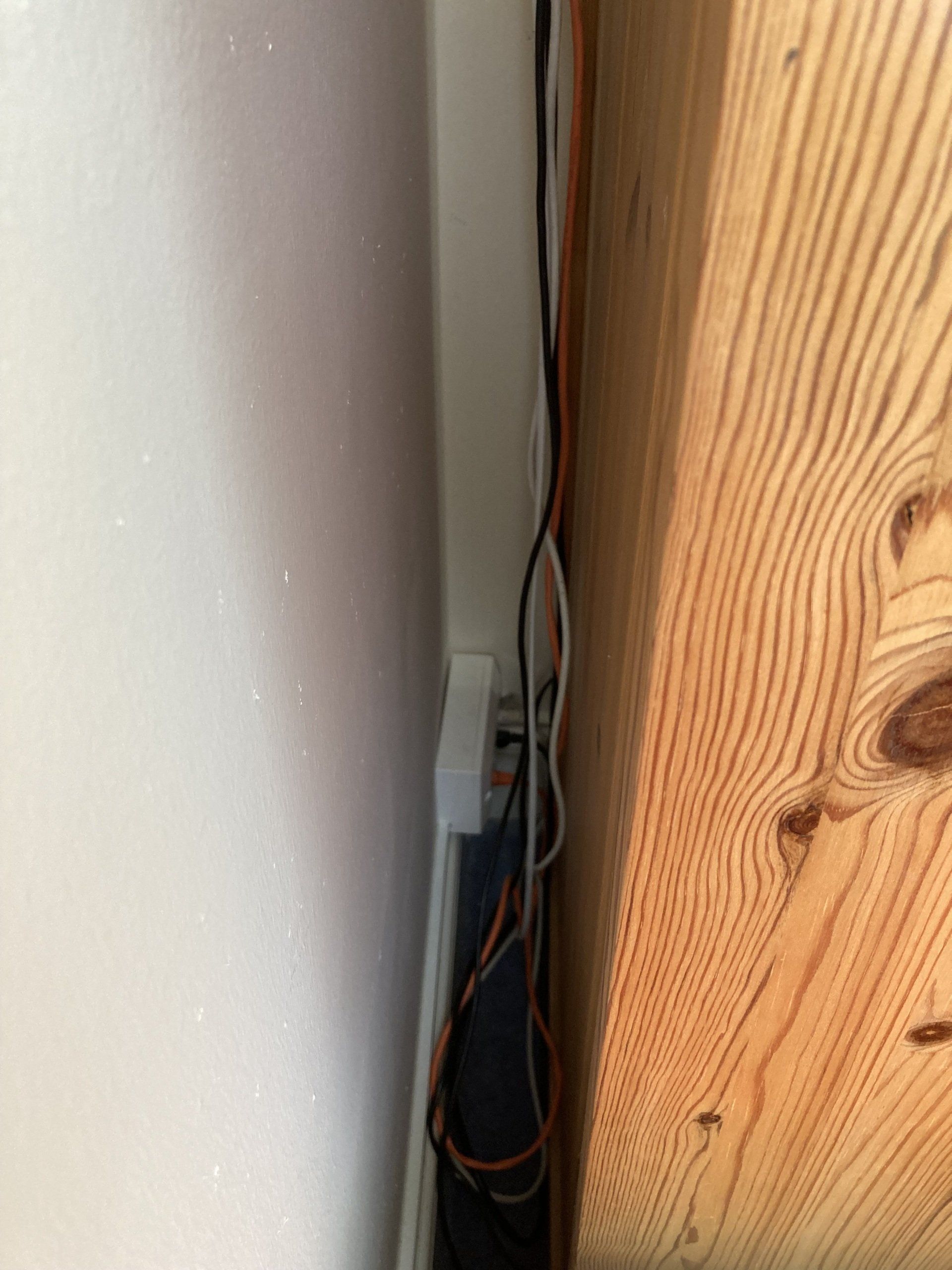 cabinet back in place