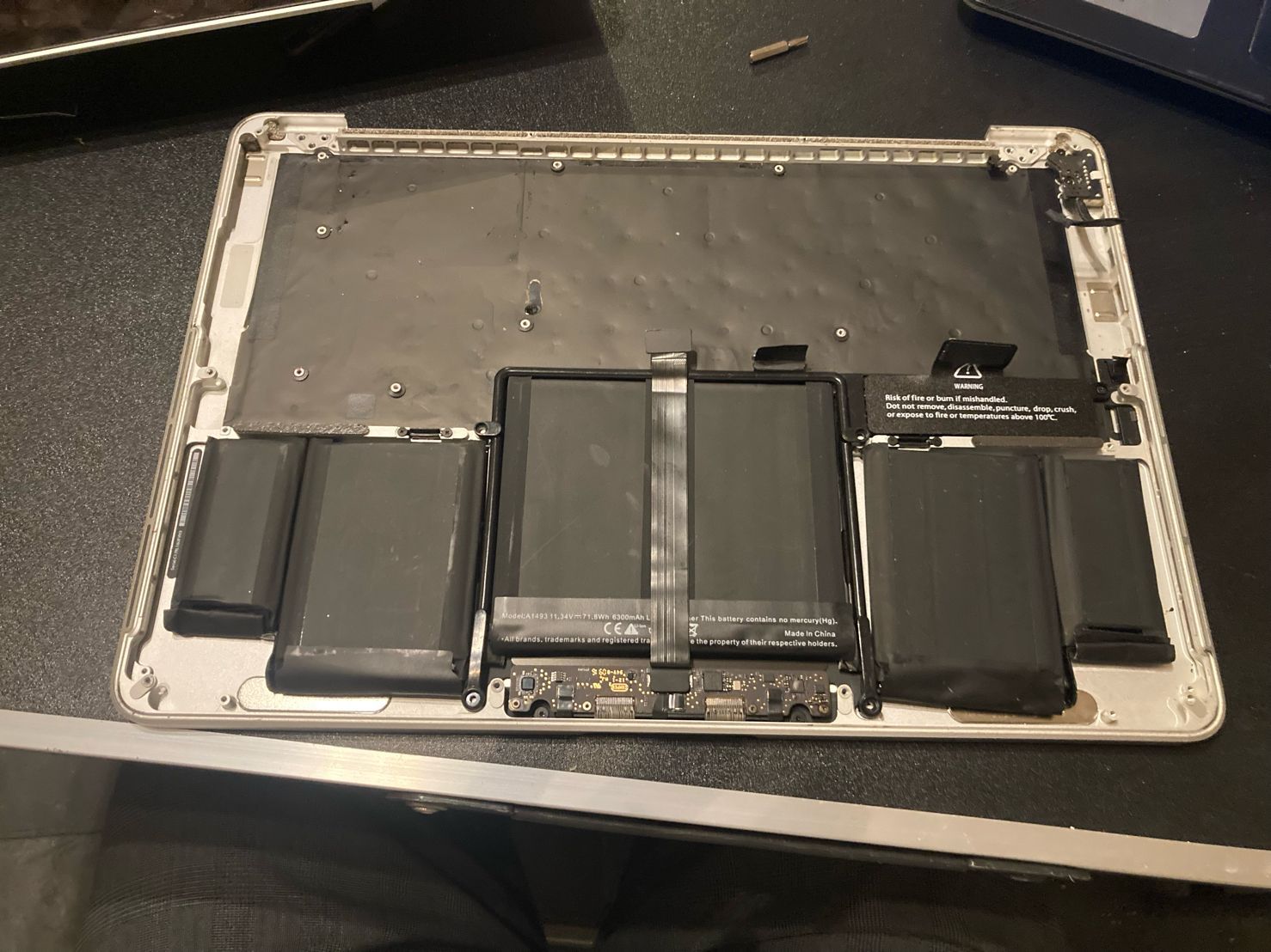 bottom cover removed