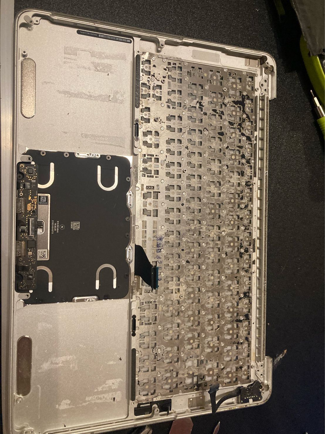 new keyboard in placed