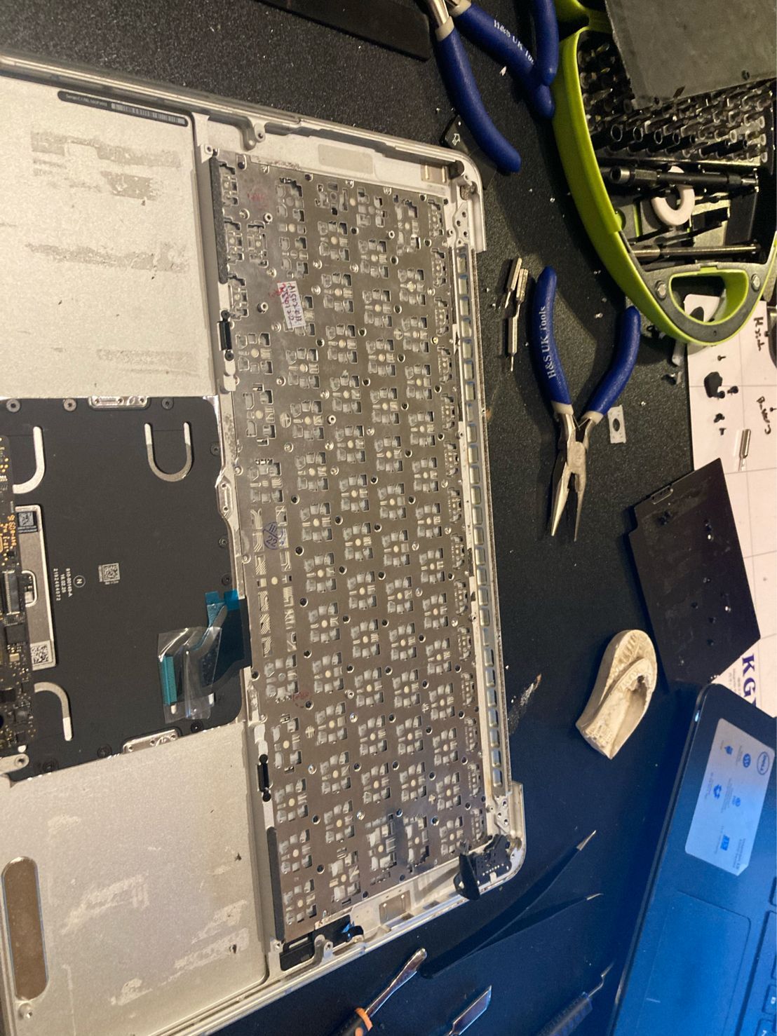 keyboard cover removed