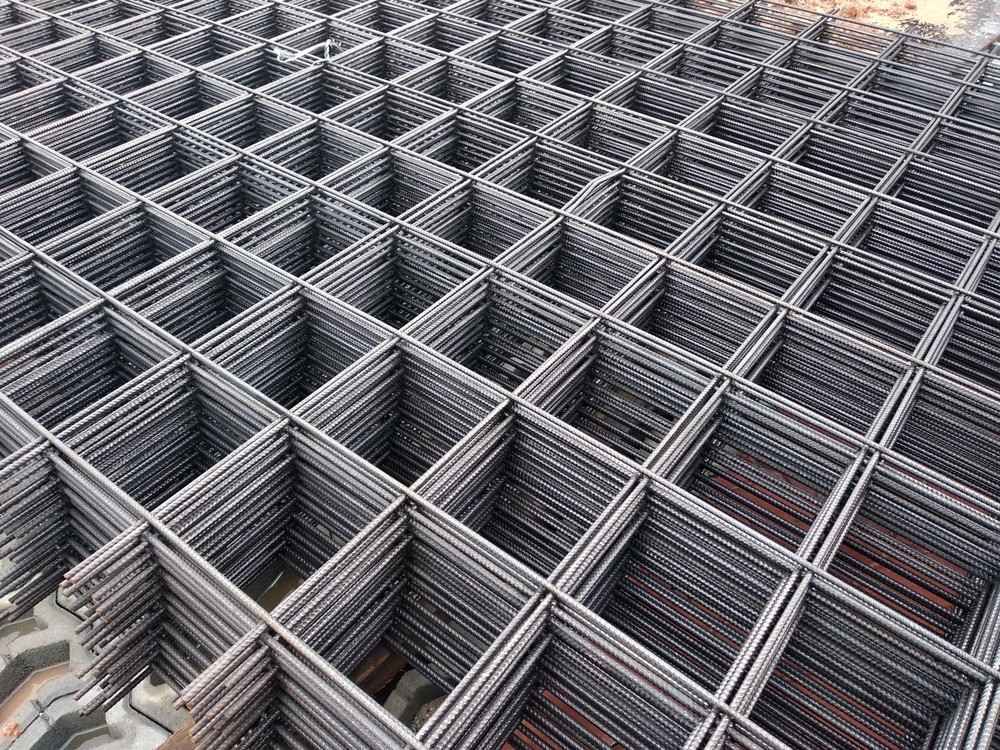 A Stack of Steel Reinforcing Mesh Used in Construction, Forming a Grid Pattern — SAE Engineering in Mount Sheridan, QLD
