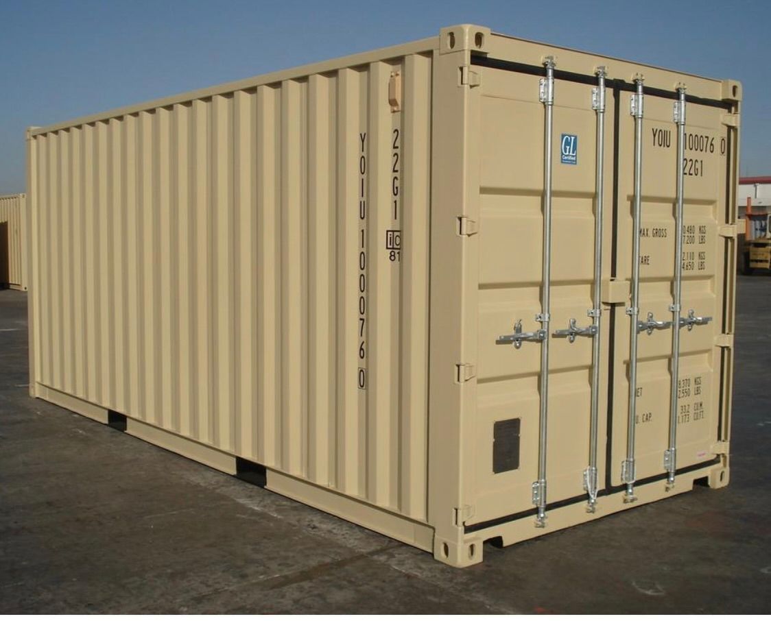 Metal storage container