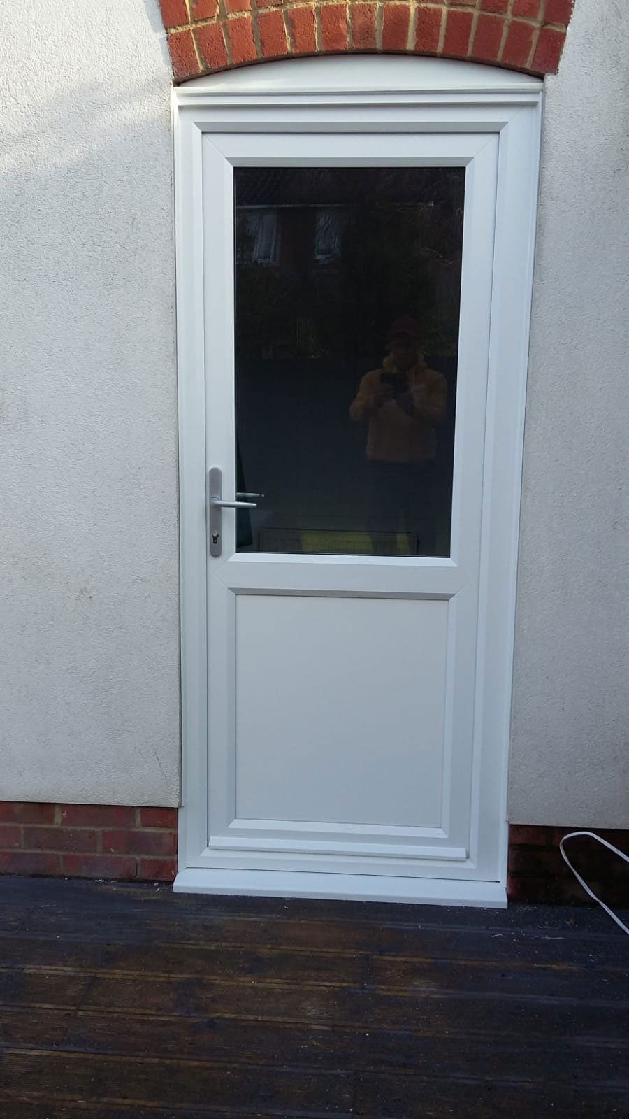 uPVC back door 12