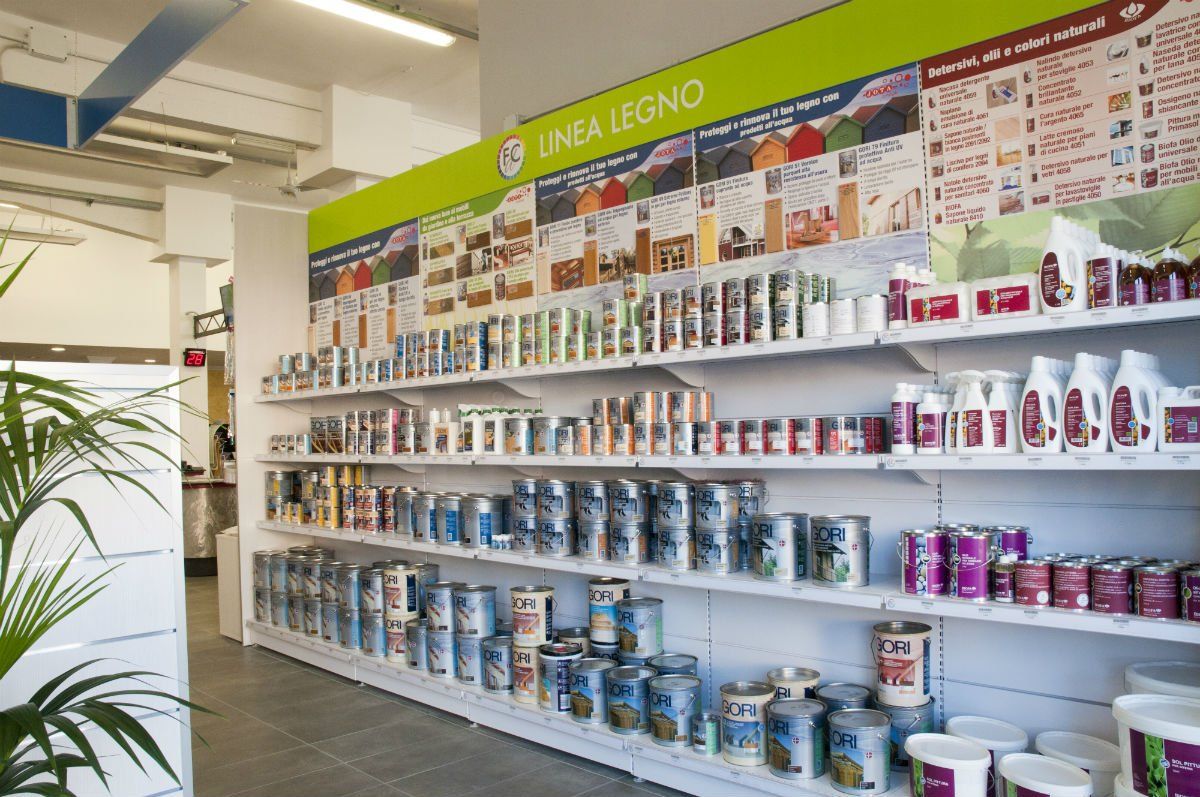 scaffale vernice