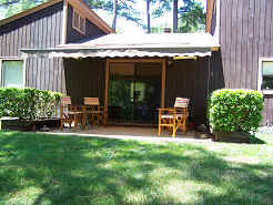 Handmade Retractable Awning Company — Front Porch with Retractable Awning  in Spartanburg, SC