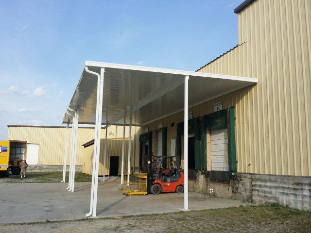 Commercial Fixed Metal Awnings Repair — Fixed Metal Awning 19 in Spartanburg, SC