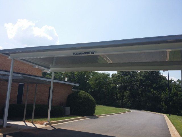 Commercial Fixed Metal Awnings Retail — Fixed Metal Awning 16 in Spartanburg, SC