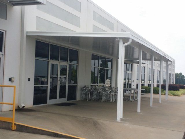 Residential Fixed Metal Awnings Retail — Fixed Metal Awning 15 in Spartanburg, SC