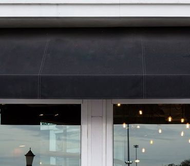 Awnings of the Upstate — Simple Black Awning in Spartanburg, SC