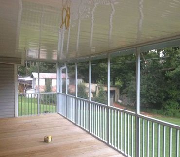 Awnings Columbia — Spacious Porch in Spartanburg, SC